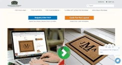 Desktop Screenshot of personalizeddoormats.com